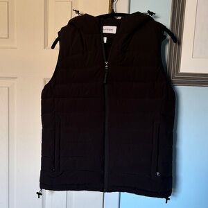 Calvin Klein Black Hooded Vest